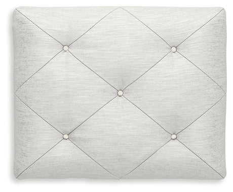 Kozlani White Vanity Stool top view