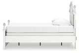 Kozlani Upholstered Panel Bed - back view