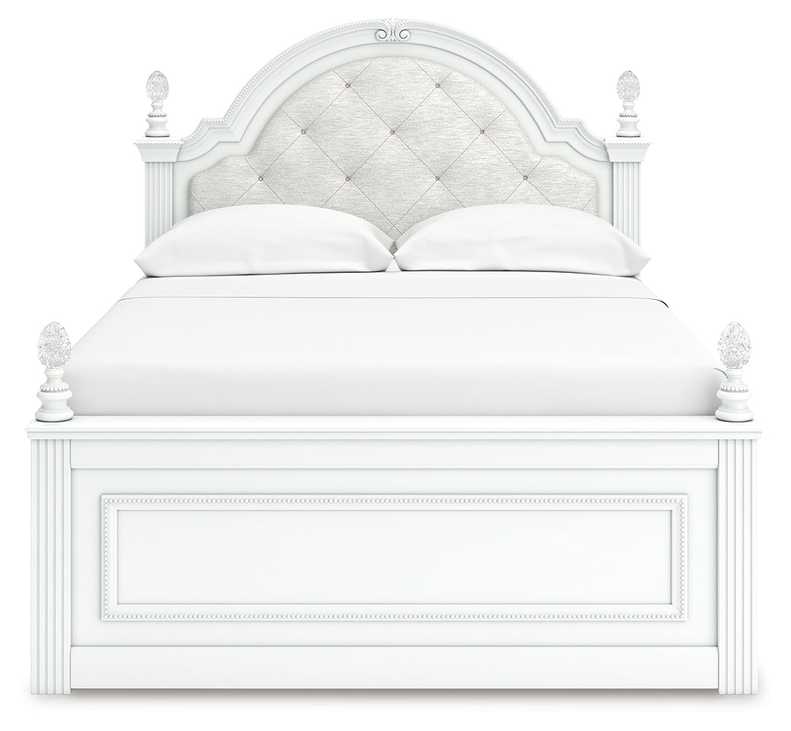 Open cubbies under bed side with storage bin space