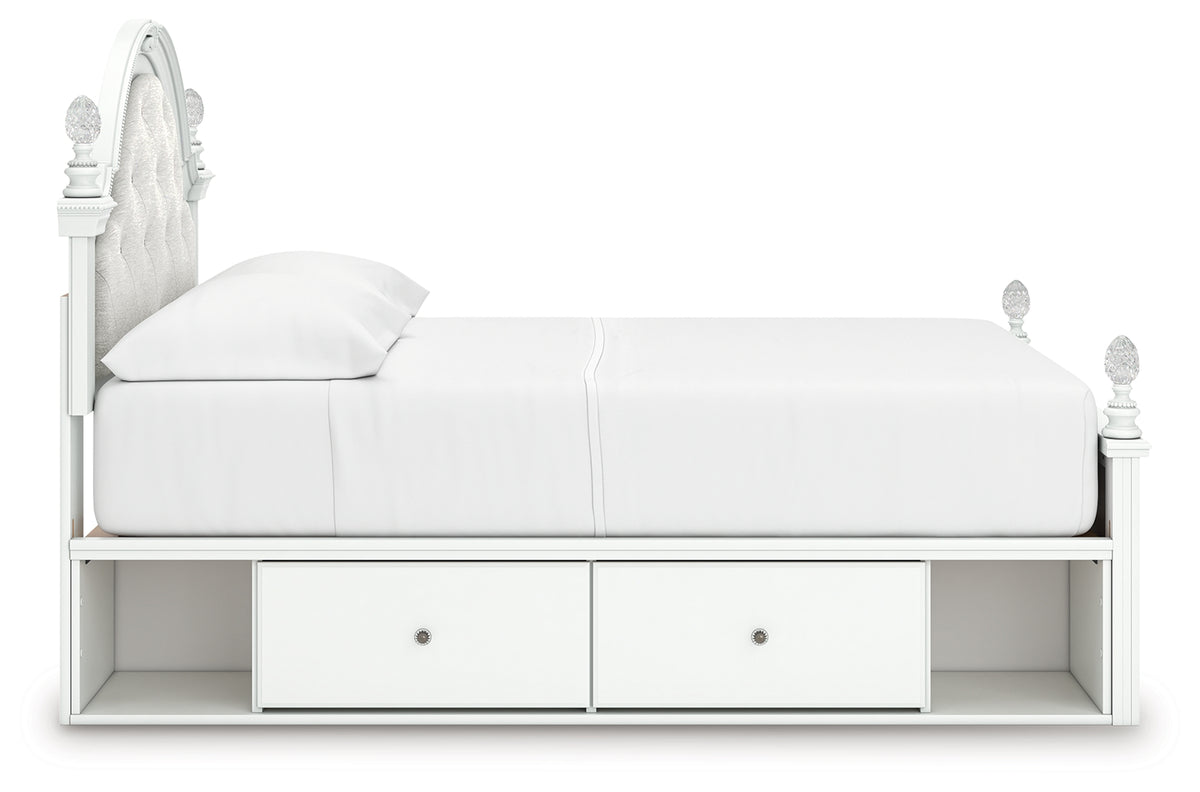Footboard and side rails detail