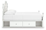 Footboard and side rails detail