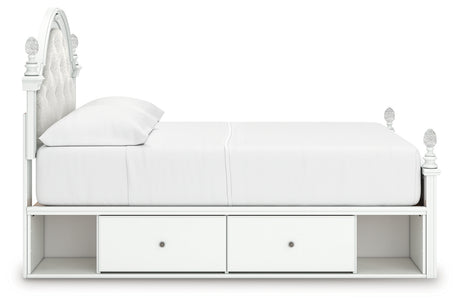 Footboard and side rails detail