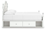 Side profile of Kozlani Full Upholstered Bed