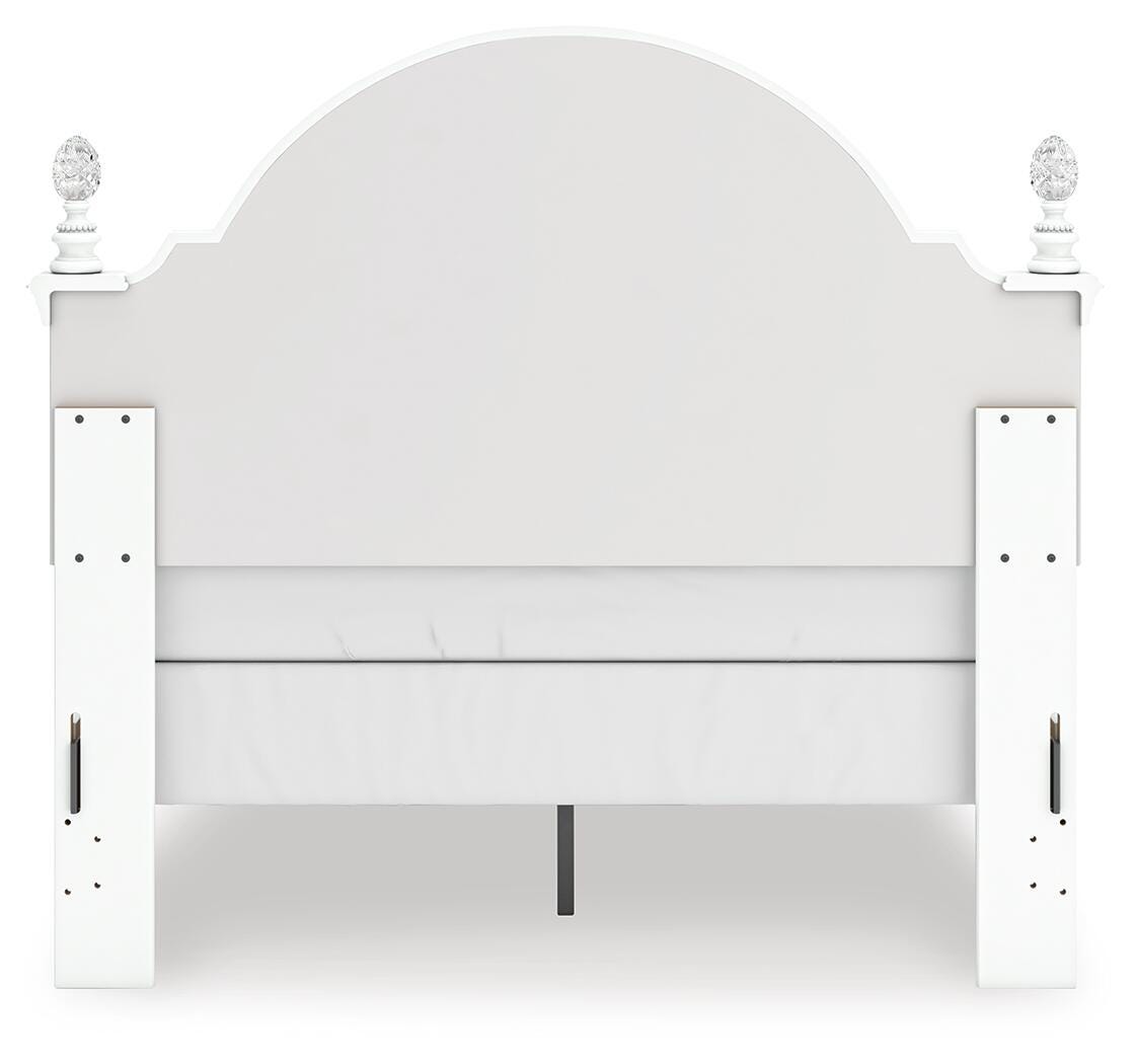 Kozlani White Upholstered Panel Bedroom Set view 7