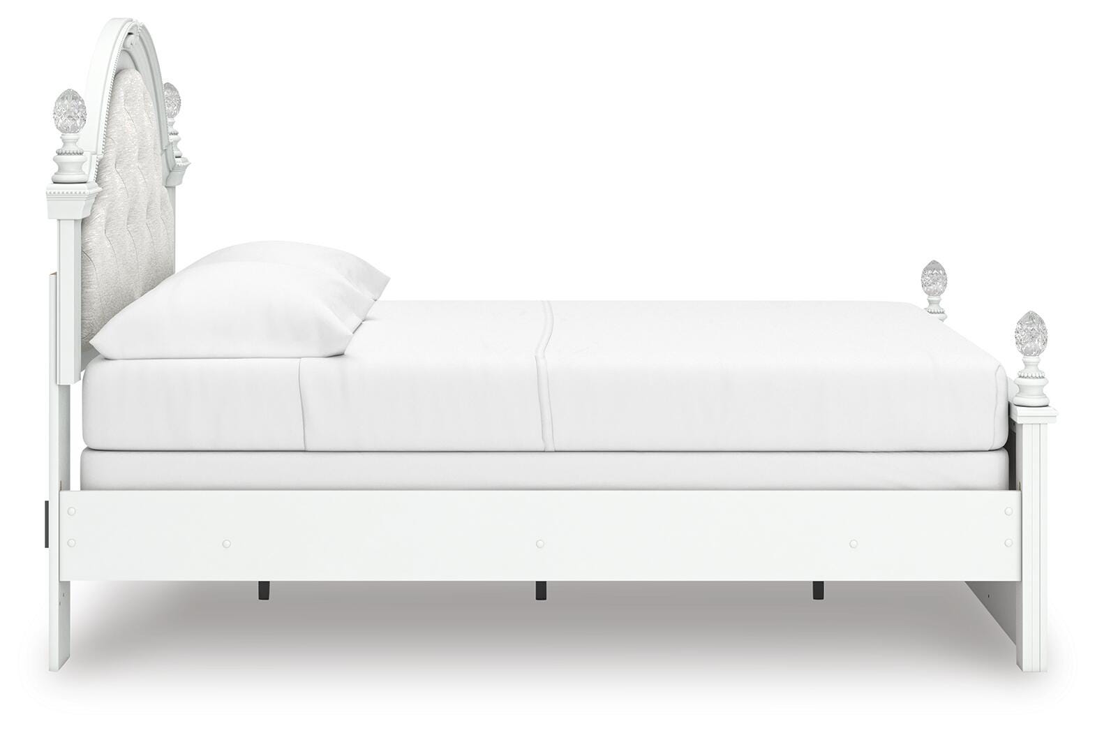 Kozlani White Upholstered Panel Bedroom Set view 6