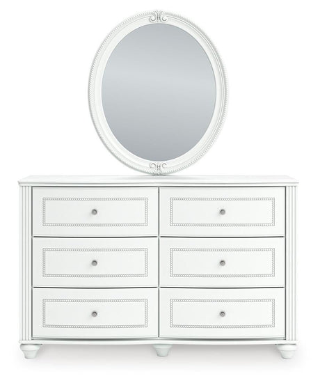 Kozlani White Upholstered Panel Bedroom Set view 16