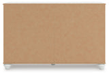 Kozlani White Dresser back view