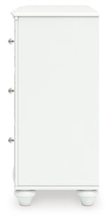 Kozlani White Dresser alternate side profile