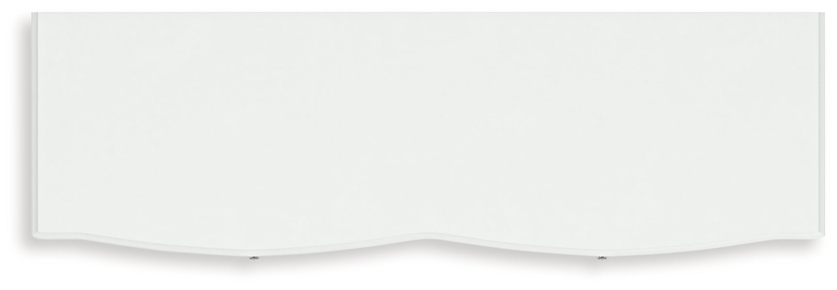 Kozlani White Dresser top view showing surface finish