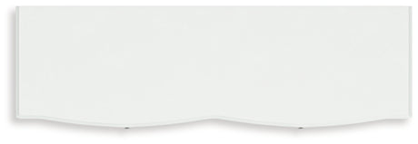 Kozlani White Dresser top view showing surface finish