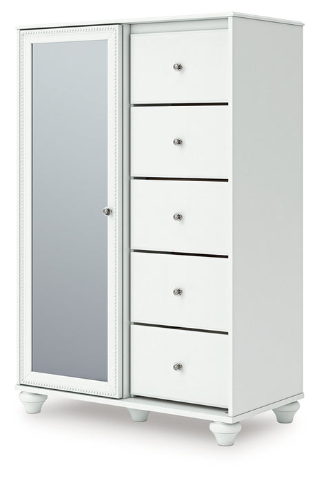 Alternate angle of dressing chest