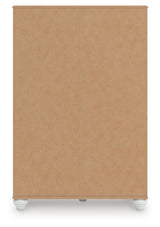 Back view of Kozlani White Dressing Chest