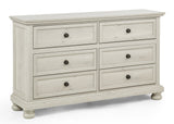 Claribelle White Dresser and Mirror view 3