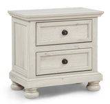 Claribelle White Nightstand With Kenlin Glide from Decor Furniture