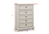 Claribelle White Storage Platform Sleigh Bedroom Set view 14