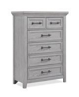 Main view of Beckett Gray Panel Bedroom Set chest