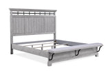 Beckett King Bed headboard closeup