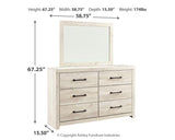 Dimension illustration of Cambeck Dresser