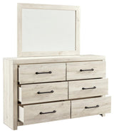 Open drawer showing faux linen laminate lining