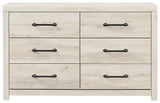 Cambeck Whitewash Dresser straight on view