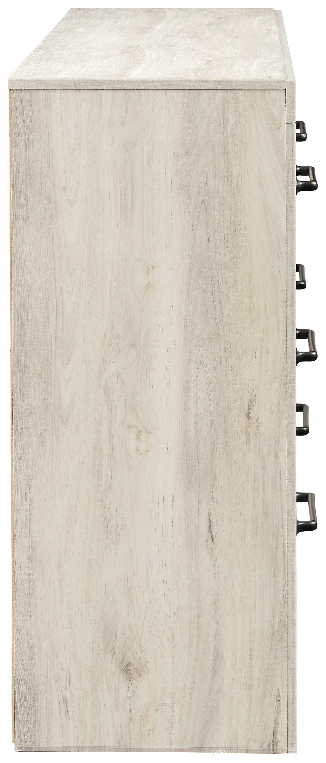 Cambeck Whitewash Dresser side view
