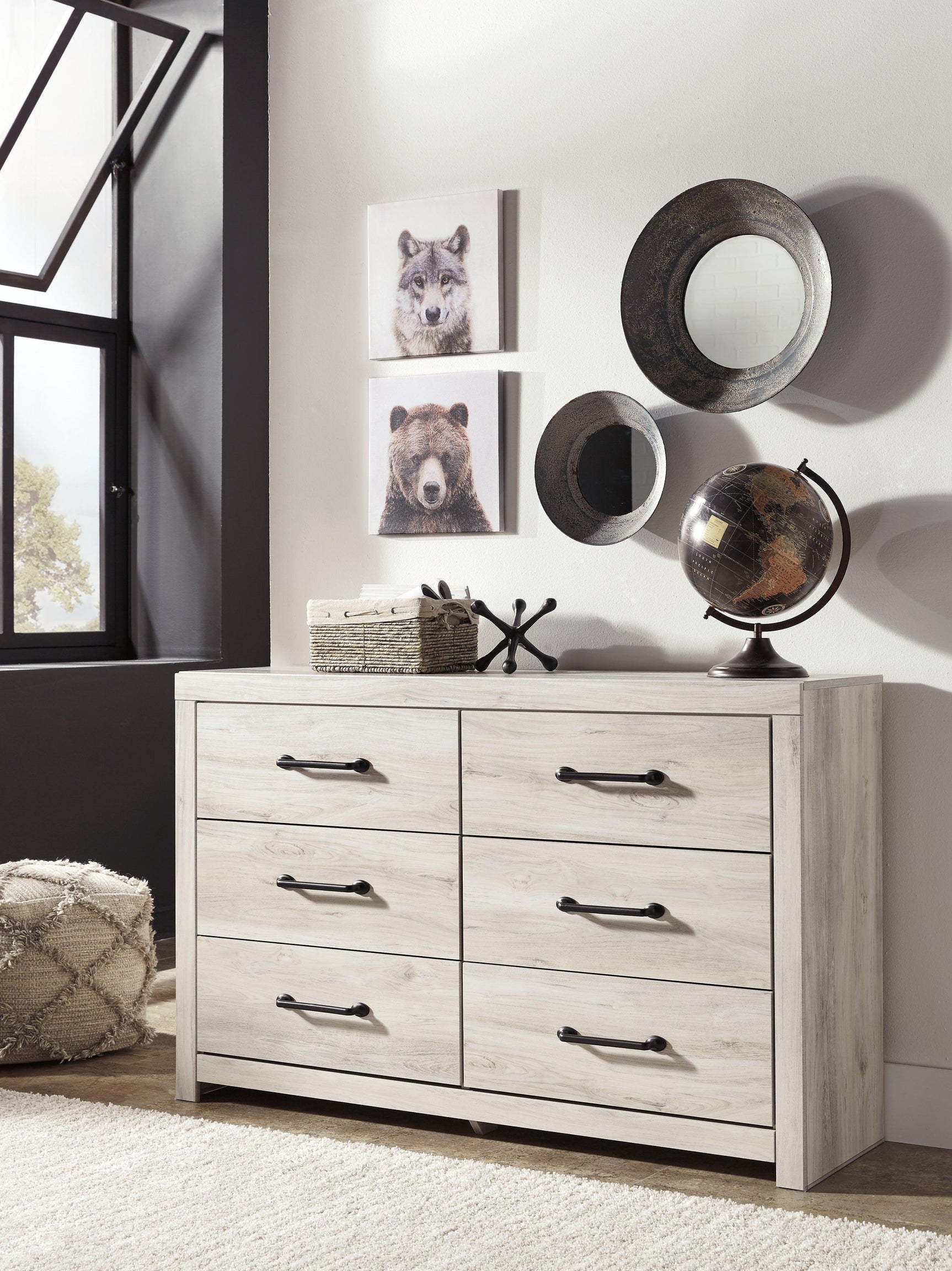 Cambeck Whitewash Dresser youth bedroom styling
