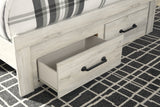 Cambeck nightstand and footboard drawer detail