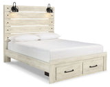 Cambeck Queen Storage Bed angled view