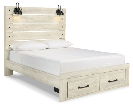 Cambeck Queen Storage Bed angled view