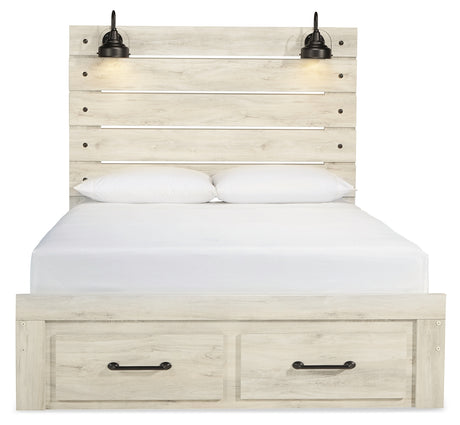 Cambeck Queen Storage Bed head-on view