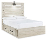 Cambeck Full Storage Bed side angle