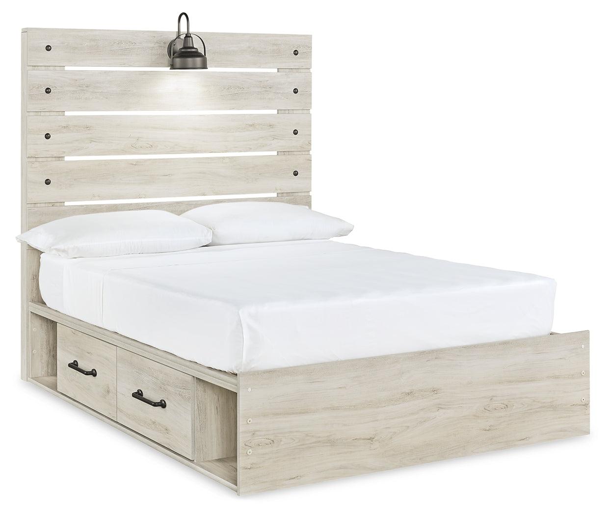 Cambeck Full Storage Bed side angle