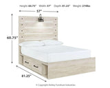 Cambeck Full Bed dimensions diagram