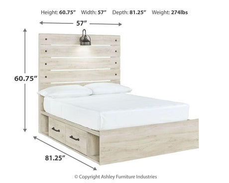Cambeck Full Bed dimensions diagram