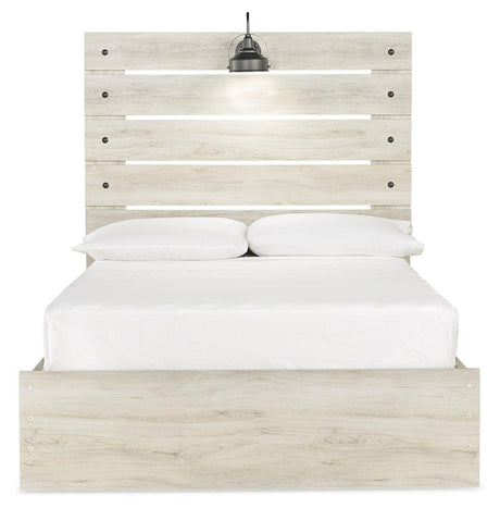 Cambeck Bed front-on view with storage drawers