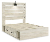 Cambeck Bed LED sconce and USB port close-up