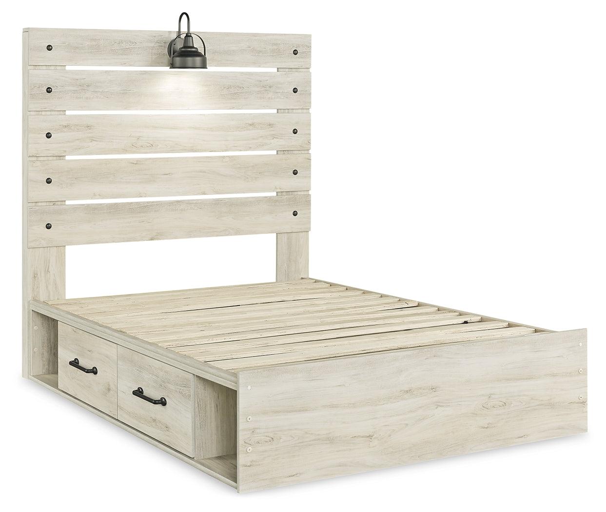 Cambeck Bed LED sconce and USB port close-up
