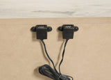 Cambeck Nightstand USB charging ports detail