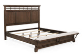 Beckett Brown Panel King Bed view 3