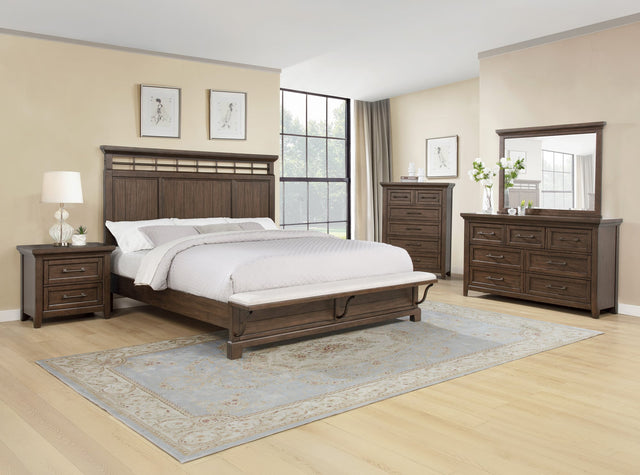 Beckett Brown Panel Bedroom Set from Decor Furniture