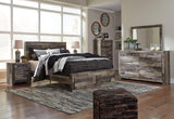 Derekson bed side angle highlighting slats and platform rails