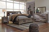 Derekson bed styled in bedroom