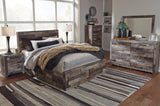 Derekson Queen Panel Bed lifestyle setting in bedroom