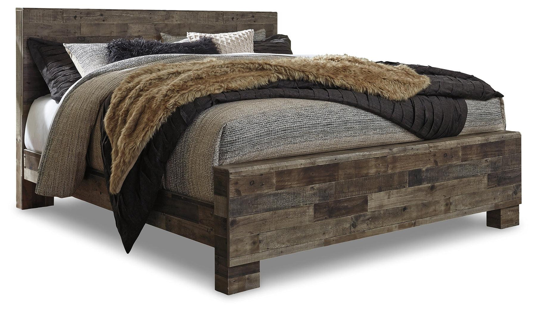 Close-up of Derekson headboard padding