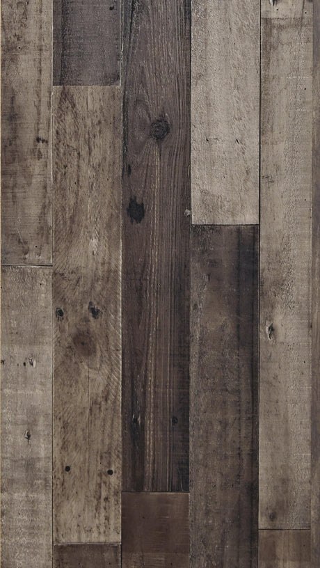 Rustic multi gray finish detail on Derekson Chest