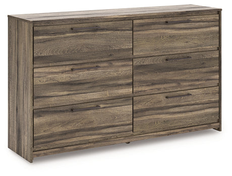 Elbrim Brown dresser angled front view
