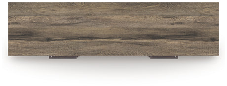 Top view of Elbrim Brown dresser