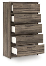 Elbrim Chest of Drawers with drawers open
