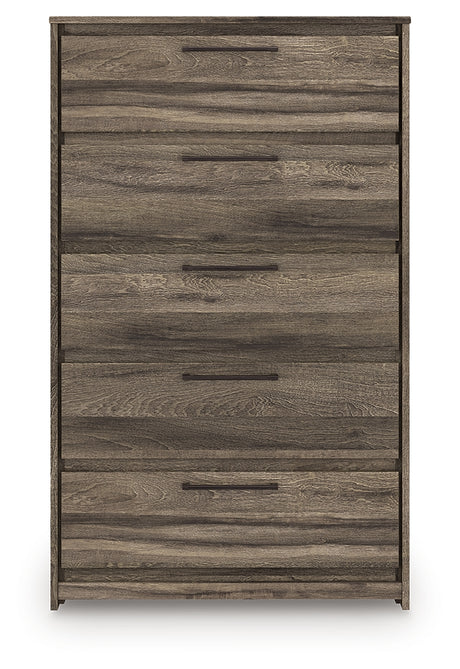 Elbrim Chest of Drawers head-on front view