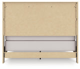 Elbrim Brown Queen Panel Bed back view